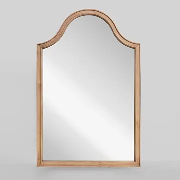 Rustic 24'' x 36'' Arched Top Wall Mirror for Home Decor