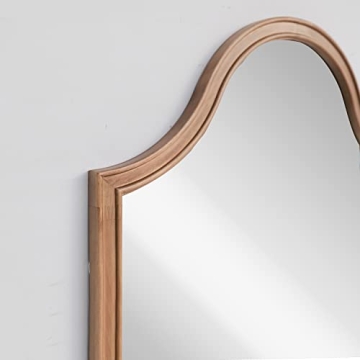 Rustic 24'' x 36'' Arched Top Wall Mirror for Home Decor