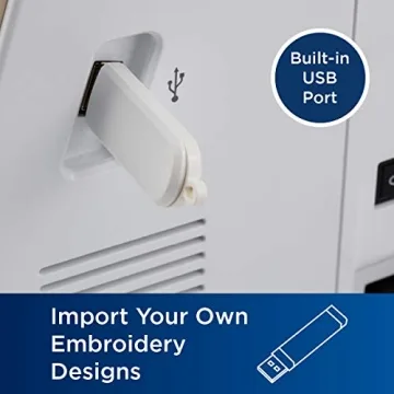 Brother PE535 Embroidery Machine with 80 Designs and USB Port