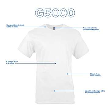 Gildan Men's Heavy Cotton T-Shirt Multipack - Style G5000