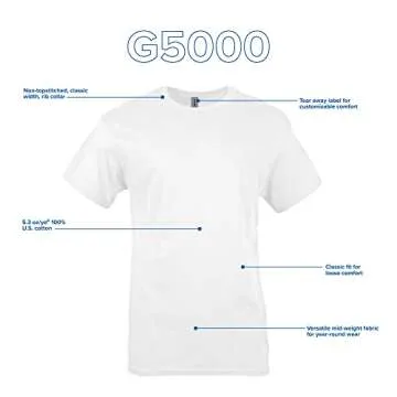 Gildan Men's Heavy Cotton T-Shirt Multipack - Style G5000