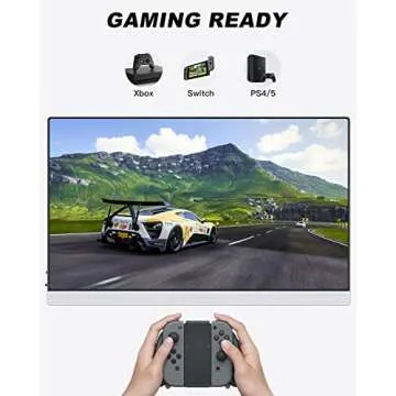 EVARY 15.6 Inch Portable Monitor - Full HD USB C Monitor