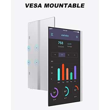 EVARY Portable Monitor, 15.6 Inch, Full HD, 1080P, IPS, USB C, HDMI Second External Monitor for Laptop, Desktop, MacBook, Phones, Tablet, PS5/4, Built-in Speaker with Protective Case, Black