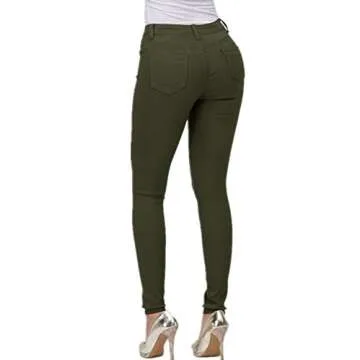 Stylish High Waisted Stretch Skinny Jeans for Women