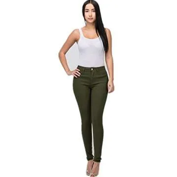 Stylish High Waisted Stretch Skinny Jeans for Women