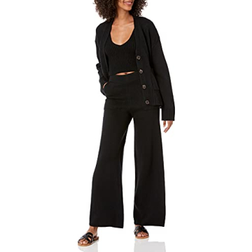 Cynthia Wide Leg Sweater Pant for Trendy Comfort