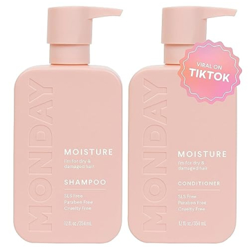 Luxurious MONDAY HAIRCARE Moisture Shampoo & Conditioner Set