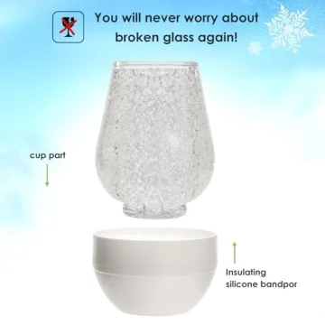 Chill Wine with WEESIGEI Freeze Cooling Cup Set