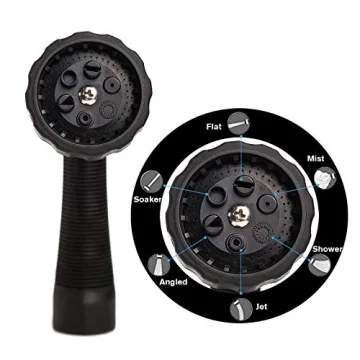 Durable Water Hose Nozzle with Adjustable Spray Patterns