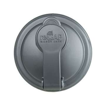 reCAP Mason Jars Pour Regular Mouth Lids for Easy Storage