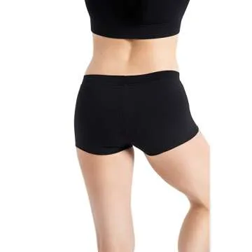 Capezio Women's Low Rise Boy Cut Shorts for Active Wear
