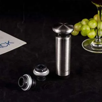 CHEER Electric Wine Opener Gift Set - Premium 6-in-1 Accessories