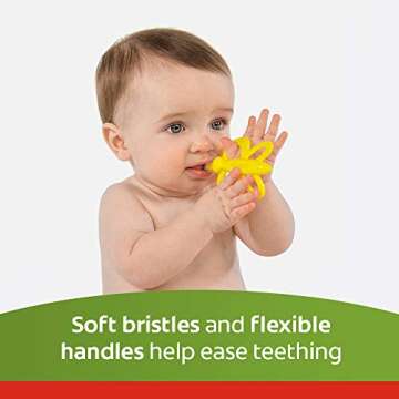 Colgate Baby Toothbrush and Teether, BPA Free â€“1 Count (Pack of 2)