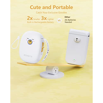 MUNBYN Bluetooth Label Maker for Home Office Organization
