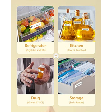 MUNBYN Bluetooth Label Maker for Home Office Organization