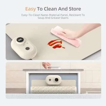 SHASUKI Portable Silicone Food Warmer Heater Mat with 6Hour Timer, 13 Temperature Levels, Roll Up Electric Warming Tray for Buffets Party26x15"