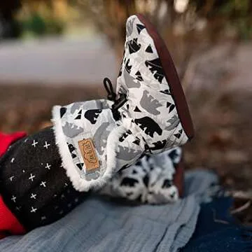 JAN & JUL Faux Fur Lined Winter Booties for Babies and Toddlers