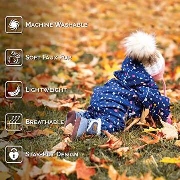 JAN & JUL Faux Fur Lined Winter Booties for Babies and Toddlers