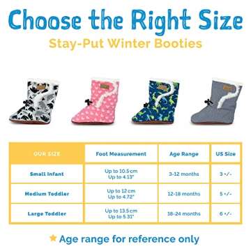 JAN & JUL Faux Fur Lined Winter Booties for Babies and Toddlers