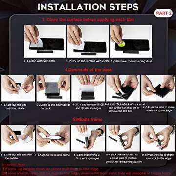 Orzero (2 Sets 8 Packs) TPU Screen Protector Compatible for Samsung Galaxy Z Flip 3 5G (Not Glass) Protector De Pantalla Premium Quality Anti-Scratch High Definition Bubble-Free