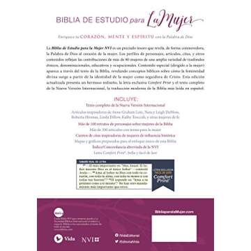 Beautiful NVI Women's Study Bible: Leathersoft Lilac, Comfort Print Edition