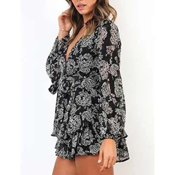 Trendy Relipop Women’s Summer Romper with Ruffles