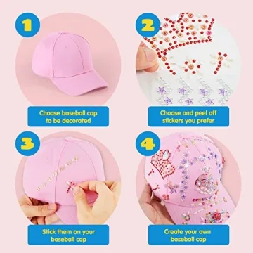 Klever Kits DIY Baseball Cap Set for Creative Kids