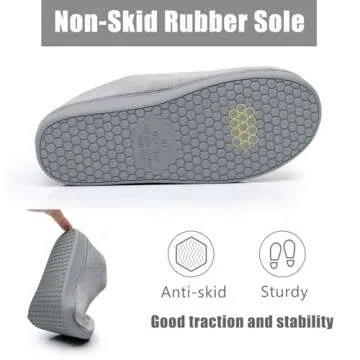 Git-up Wide Slippers for Comfort and Support at Home