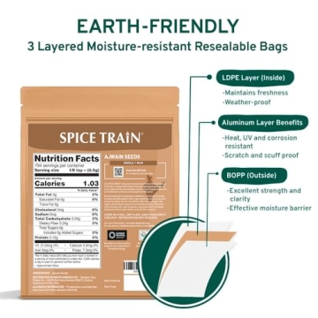 Ajwain Seeds 397g | Vegan Carom Seeds | Non-GMO