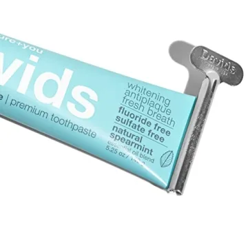 Davids Fluoride-Free Antiplaque Toothpaste, Natural Spearmint