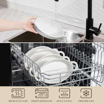 MALACASA Oval Baking Dish Set - Versatile & Stylish Casserole