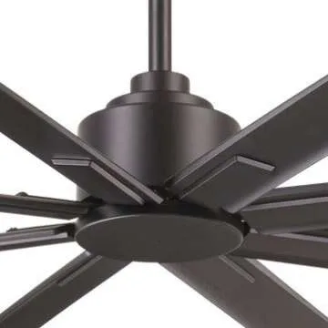 MINKA-AIRE F896-65-SI Xtreme H2O Ceiling Fan with LED Light and Remote Control in Smoked Iron Finish