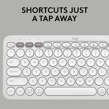 Logitech Pebble Keys 2 K380s Bluetooth Keyboard - Portable & Stylish