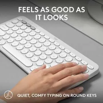 Logitech Pebble Keys 2 K380s Bluetooth Keyboard - Portable & Stylish