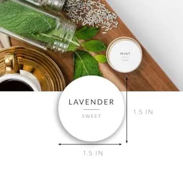Minimalist Round Spice Labels for Lids - 140 Spice Jar Labels for Spice Containers - Waterproof Kitchen Labels for Spice Jars - Spice Organization Labels Herb Seasoning Pantry Labels