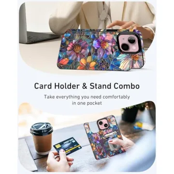 Goodon iPhone 15 Plus Case - Stylish & Protective Wallet