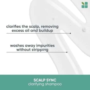 Biolage Scalp Sync Clarifying Shampoo - Residue & Buildup Remover, For Oily Scalp, With Fermented Tea & Glycolic Acid, Vegan & Paraben-Free, 13.5 Fl Oz, Packaging May Vary