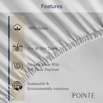 Pointehaven 180 GSM Cotton Flannel Sheet Set - Cozy Comfort