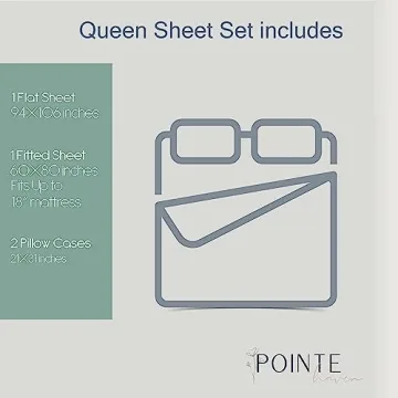 Pointehaven 180 GSM Cotton Flannel Sheet Set - Cozy Comfort