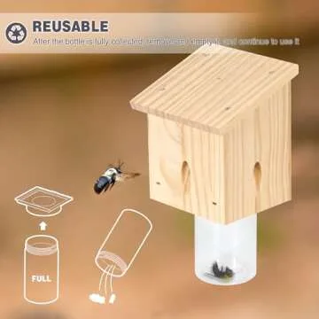 Durable Carpenter Bee Trap - Effective Outside Trap Design