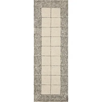 Frances Area Rug by Chris Loves Julia x Loloi - Cream/Black 5' x 7'