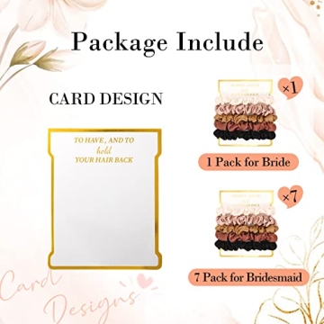 Chic Satin Scrunchies - Ideal Bridesmaid Gift Set