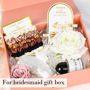 Chic Satin Scrunchies - Ideal Bridesmaid Gift Set