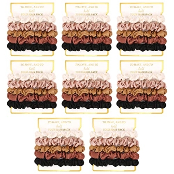 Chic Satin Scrunchies - Ideal Bridesmaid Gift Set