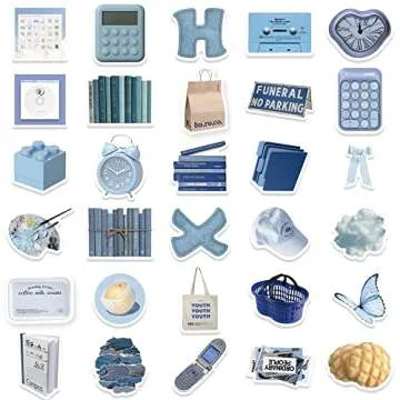 Stylish Aesthetic Waterproof Stickers for All Surfaces