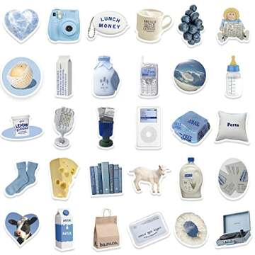 Stylish Aesthetic Waterproof Stickers for All Surfaces