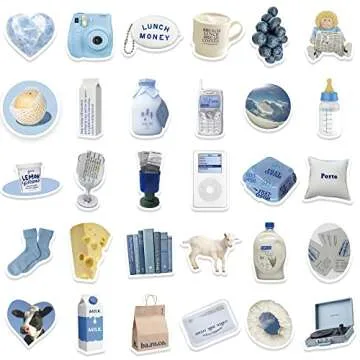 Stylish Aesthetic Waterproof Stickers for All Surfaces