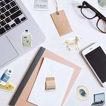 Stylish Aesthetic Waterproof Stickers for All Surfaces