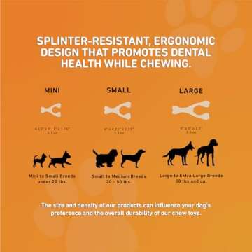 BetterBone Dog Chew Toys - Hard Density, Non-Toxic, Eco-Friendly