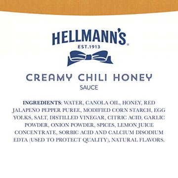 Delicious Hellmann's Creamy Chili Honey Sauce - 6 Pack